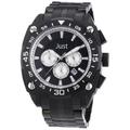 Just Watches Herren-Armbanduhr XL Analog Quarz Edelstahl 48-STG2373BK-SL