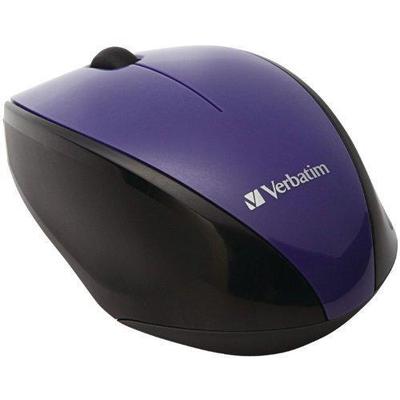 Verbatim Wireless Multi-Trac Blue LED Optical Mouse (Purple) 97994