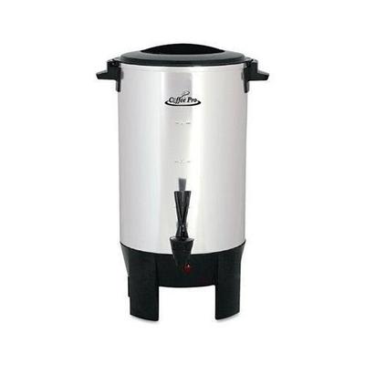 Coffee Pro 30 Cup Percolating Coffee Urn - 11(Dia) x 15(H) - Stainless Steel