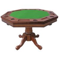 Hathaway Kingston Dark Oak 3-in-1 Poker Table BG2351T