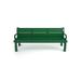 Frog Furnishings Heritage Recycled Plastic Park Outdoor Bench Plastic in Green | 30 H x 72 W x 22 D in | Wayfair PB6GREGFHER