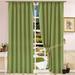 EuropaTex, Inc. Striped Rod Pocket Curtain Panels Polyester in Green/Blue | 108 H in | Wayfair 55"x108” CURTAIN PANEL LIME