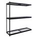 Hallowell Rivetwell Double Boltless 3 Shelf Shelving Unit Add-on Wire/Metal in Black | 84 H x 48 W x 48 D in | Wayfair DRHC484884-3A-W-ME