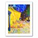 ArtWall 'Café Terrace by Vincent Van Gogh' by Susi Franco Painting Print on Rolled Canvas in Blue/Yellow | 22 H x 18 W x 22 D in | Wayfair