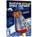 Global Gallery 'Battery Operated Super Apollo Space Capsule' by Retrorocket Vintage Advertisement on Wrapped Canvas Canvas | Wayfair GCS-375958-22