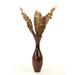 Distinctive Designs Anthurium Leaves Floor Plant in Decorative Vase Silk/Wood in Brown | 46 H x 30 W x 25 D in | Wayfair 2914