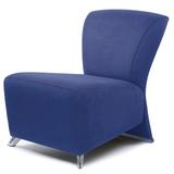 Lounge Chair - Dauphin Bene 24" Wide Polyester Lounge Chair Polyester in Blue/Gray | 30 H x 24 W x 32 D in | Wayfair BE3501/J