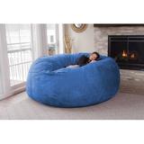 Latitude Run® Extra Large Bean Bag Sofa Scratch/Tear Resistant/Microfiber/Microsuede | 34 H x 96 W x 96 D in | Wayfair TSAC1003 17657291