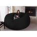 Latitude Run® Extra Large Bean Bag Sofa Scratch/Tear Resistant/Microfiber/Microsuede | 34 H x 96 W x 96 D in | Wayfair TSAC1003 17657282