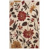 White 36 x 0.3 in Area Rug - Winston Porter Cohe Ivory/Red Area Rug Polyester/Cotton | 36 W x 0.3 D in | Wayfair 10C2AF580EAD4C3891E704FDC063877B