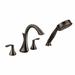 Moen Eva Handle Deck Mounted Roman Tub Faucet w/ Hand shower in Brown | 7.75 H in | Wayfair T944ORB