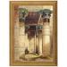 Vault W Artwork 'Egyptian Grand Portico, Philae' Picture Frame Print on Canvas Canvas, in Brown/Green/Yellow | 28.5 H x 22.5 W x 1 D in | Wayfair