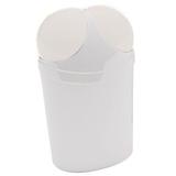Gedy by Nameeks Cestini Plastic Trash Can Plastic in White | 13.86 H x 8.15 W x 6.26 D in | Wayfair Gedy 1109-02