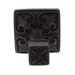 Vicenza Designs Fleur de Lis Wall Mounted Robe Hook Metal in Brown | 2.25 H x 2.25 W x 3.5 D in | Wayfair PO9013-OB