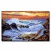 Trademark Fine Art "Storm on the Irish Coast" by David Lloyd Glover Painting Print on Canvas Metal in White | 24 H x 32 W x 2 D in | Wayfair