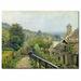 Trademark Fine Art "Louveciennes, 1873" by Alfred Sisley Painting Print on Canvas in White/Black | 35 H x 47 W x 2 D in | Wayfair BL0086-C3547GG