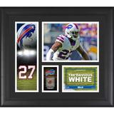 Tre'Davious White Buffalo Bills Framed 15" x 17" Player Collage with a Piece of Game-Used Ball