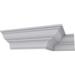 Ekena Millwork 3 3/8"H x 3 1/2"P x 4 3/4"F x 94 1/2"L Traditional Smooth Crown Moulding Urethane | 3.38 H x 94.5 W x 3.5 D in | Wayfair