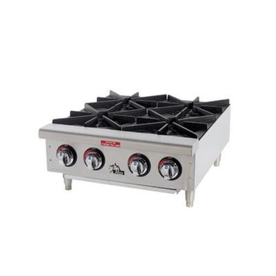 Star Manufacturing 12-in Hotplate with 2-Burners, Aluminized Steel Body, NG