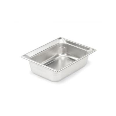 Vollrath Super Pan III, Half Size Pan, Stainless, 8 in Deep, NSF