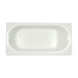 American Standard Princeton 60" x 34" Alcove Soaking Bathtub in White | 14 H x 60 W in | Wayfair 2396202ICH.020