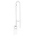 Home Care by Moen 11.5" Grab Bar Metal in White, Size 30.2 H x 1.25 D in | Wayfair R8960FDW
