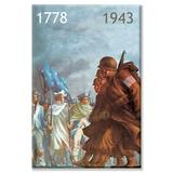 Buyenlarge 1778/1943 Vintage Advertisement on Wrapped Canvas in Blue/Brown | 30 H x 20 W x 1.5 D in | Wayfair 0-587-01037-1C2030