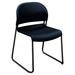 HON 21"W Stackable Seat Waiting Room Chair w/ Metal Frame Plastic/Metal in Black, Size 32.75 H x 21.0 W x 21.5 D in | Wayfair H4031.LA.T