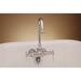 Strom Living Triple Handle Deck Mounted Roman Tub Faucet w/ Diverter in Gray | 9.75 H in | Wayfair P0400C