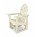 POLYWOOD® Classic Adirondack Glider Chair in Gray | 41.75 H x 28.5 W x 28.5 D in | Wayfair ADSGL-1GY