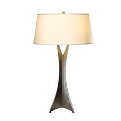 Hubbardton Forge Moreau 33.4" Table Lamp Metal in White/Black/Brown | 33.4 H x 20 W x 20 D in | Wayfair 273077-SKT-10-SE2011