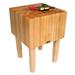 John Boos BoosBlock® Butcher Block Prep Table Plastic in Brown/Red | 34 H x 24 W x 18 D in | Wayfair AA01