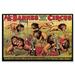 Buyenlarge Al G. Barnes Trained Wild Animal Circus Vintage Advertisement on Wrapped Canvas in Brown/Green/Red | 20 H x 30 W x 1.5 D in | Wayfair