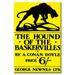 Buyenlarge The Hound of The Baskervilles #4 Graphic Art on Wrapped Canvas in Black/Yellow | 30 H x 20 W x 1.5 D in | Wayfair 05119-1C2030