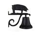 Montague Metal Products Inc. Cast Bell Metal in Black | 13.25 H x 12.5 W x 7.75 D in | Wayfair CB-1-78-SB