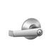 Schlage Elan Lever Bed & Bath Lock in Gray | 2.8 H x 5.5 W x 2.44 D in | Wayfair F40ELA626