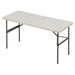 Iceberg Enterprises Indestruc-Tables Too™ Rectangular Folding Table Plastic/Resin in Gray/Black | 29 H x 60 W x 18 D in | Wayfair 65357