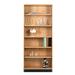 Diversified Woodcrafts 6 Compartment Bookshelf Wood in Brown | 84 H x 24 W x 22 D in | Wayfair 301-2422