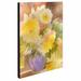 Trademark Fine Art 'Purple Vase' by Sheila Golden Painting Print on Canvas in Brown/Yellow | 19 H x 14 W x 2 D in | Wayfair SG5644-C1419GG