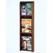 Wooden Mallet 3 Magazine/6 Brochure Wall Display Wood/Plastic in Brown | 36.75 H x 10.5 W x 3 D in | Wayfair LM-4MH