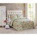 American Traditions Edens Garden Sage Traditional Quilt Set Cotton in Green | Twin Quilt + 1 Standard Sham | Wayfair QS2885TW-2300