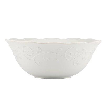 Lenox French Perle 64" Oz. Serving Bowl All Ceramic/Earthenware/Stoneware in White | 3.75 H x 10.25 W x 10.25 D in | Wayfair 822963