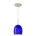 Besa Lighting Lucia 1 - Light Single Bell Pendant in Gray | 6.25 D in | Wayfair 1JT-169786-LED-SN
