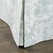 Jardin Toile Bedskirt - Spa, King - Ballard Designs Spa King - Ballard Designs