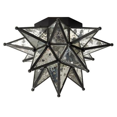 Moravian Star Ceiling Mount - Mercury Glass - Ballard Designs