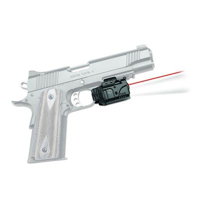 Crimson Trace Rail Master Pro - Universal Rail Mount Laser-LED Combo Black Red Laser CMR-205