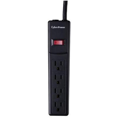 CyberPower CSB404 Essential 4-Outlets 4-Feet Cord Surge Suppressor