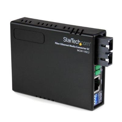 StarTech 10/100 Fiber to Ethernet Media Converter Multi Mode SC 2 km (MCM110SC2)