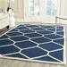 Blue/Navy 30 x 0.63 in Area Rug - Safavieh Cambridge Navy Blue/Ivory Area Rug Wool | 30 W x 0.63 D in | Wayfair CAM144G-24