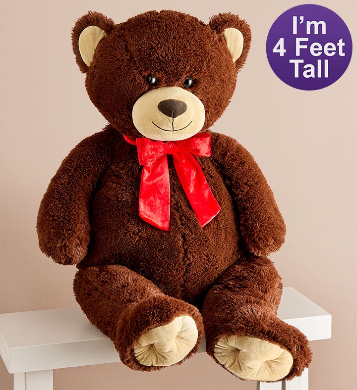 1-800-Flowers Seasonal Gift Delivery Lotsa Love Uniquesome Henry Giant Bear | 100% Satisfaction Guaranteed